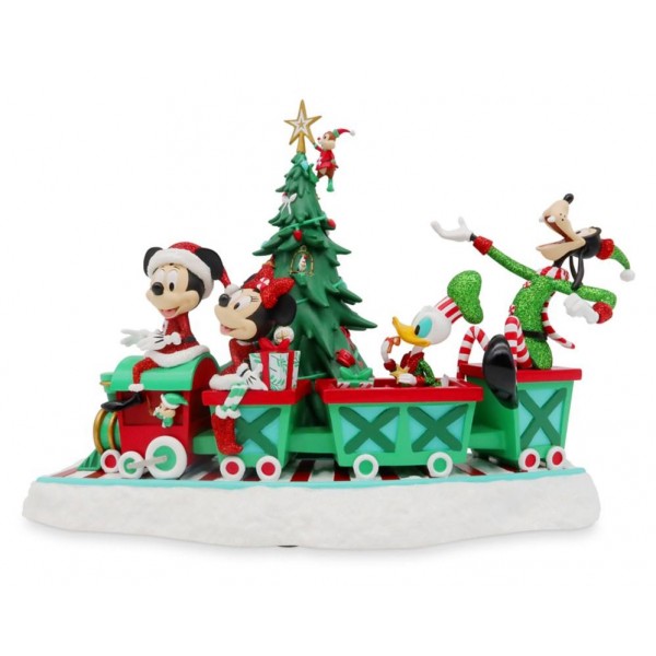 Mickey Mouse and Friends Musical Christmas Train Figurine